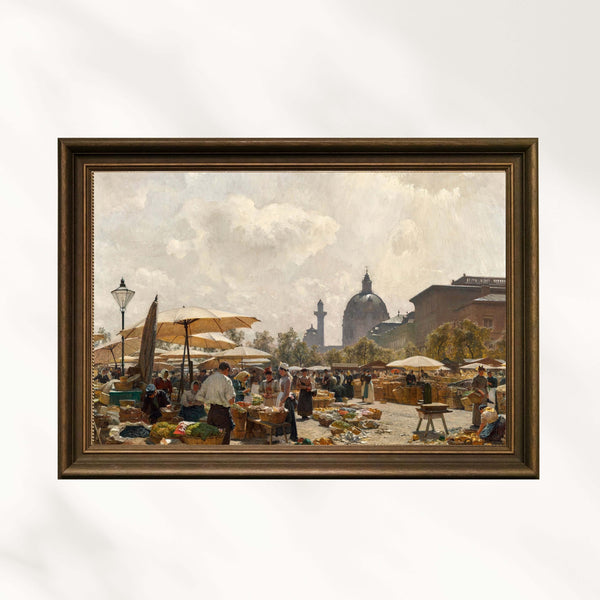 Carl Moll - Viyana Naschmarkt’ı