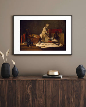 Jean Baptiste Siméon Chardin - Sanatın Ögeleriyle Natürmort fine art baskı