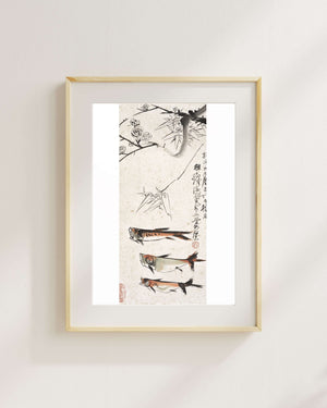 Saflık ve Doğanın İkilisi Fine Art Baskı