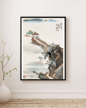 Erken İlkbaharda Veda Köşkü Fine Art Baskı