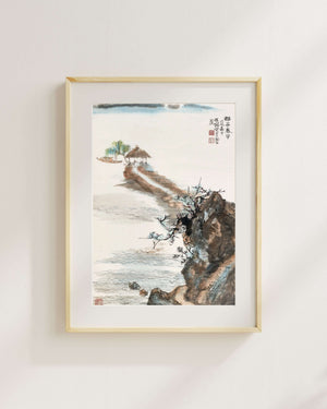 Erken İlkbaharda Veda Köşkü Fine Art Baskı