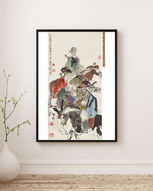 Üç Gezgin Şövalye fine art baskı