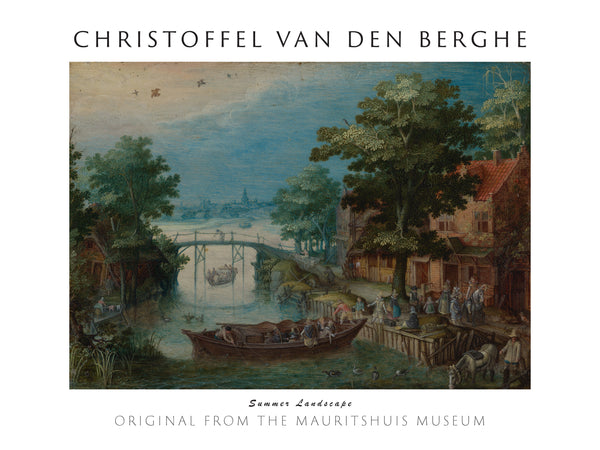 Christoffel van den Berghe-Yaz Manzarası fineart baskı