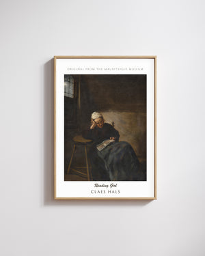 Claes Hals - Okuyan Kız poster