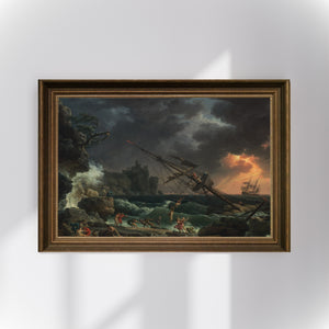 Claude-Joseph Vernet - Gemi Enkazı Poster