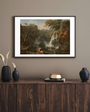 Claude-Joseph Vernet - Waterfalls at Tivoli with the Villa of Maecenas