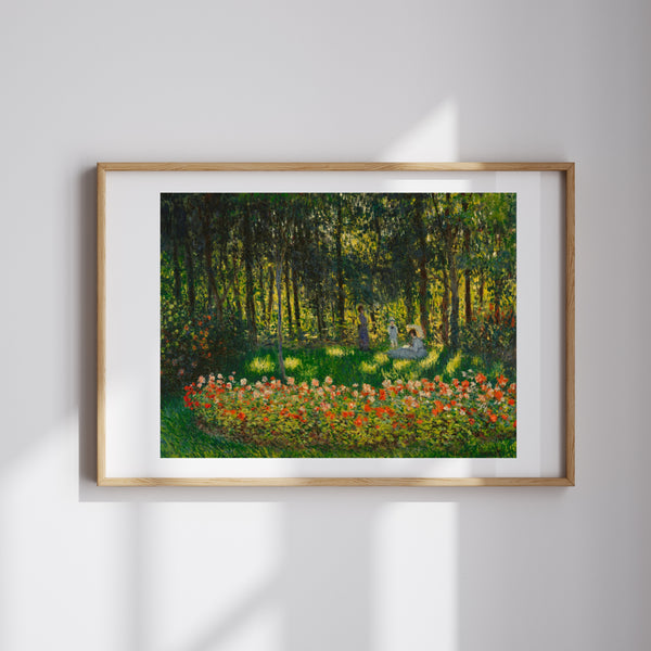 Claude Monet - Bahçede - Sanatçının Ailesi