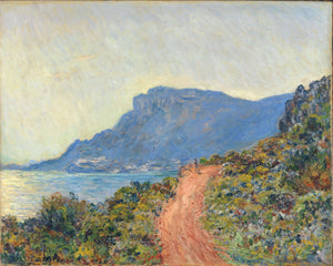 Claude Monet - Monaco Yakınlarında Corniche Yolu Tablo