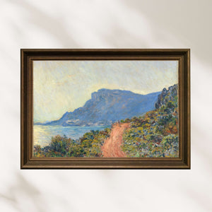 Claude Monet - Monaco Yakınlarında Corniche Yolu Poster