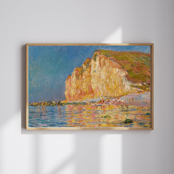 Claude Monet - Petites-Dalles'da Alçak Gelgit
