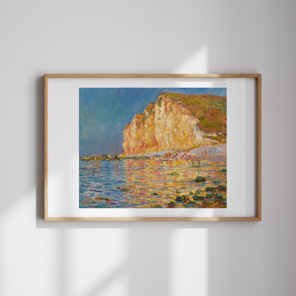 Claude Monet - Petites-Dalles'da Alçak Gelgit