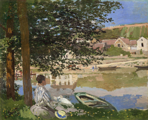 Claude Monet - Seine Nehri Kıyısında - Bennecourt