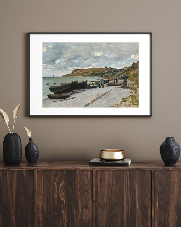 Claude Monet - Sainte-Adresse Çerçeve