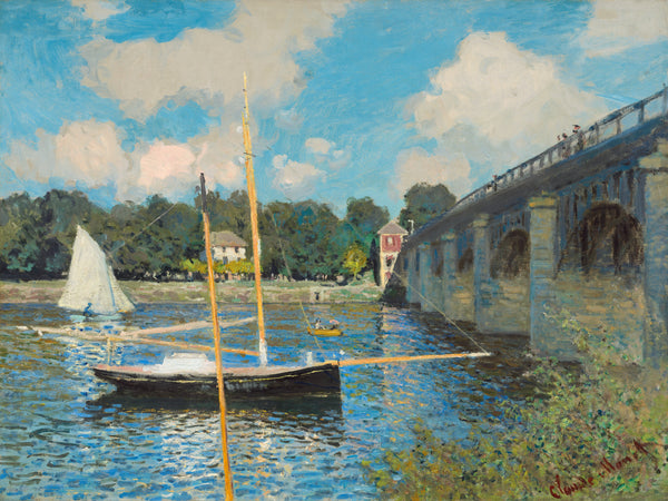 Claude Monet - Argenteuil Köprüsü Tablo