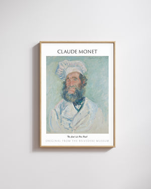 Claude Monet-Aşçı poster