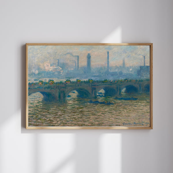 Claude Monet - Waterloo Bridge - Overcast
