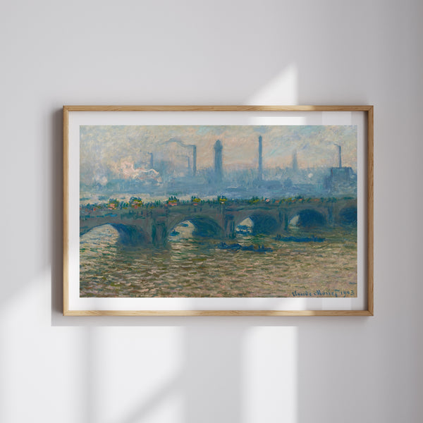 Claude Monet - Waterloo Bridge - Overcast