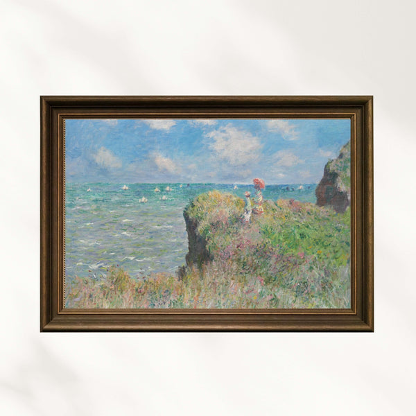 Claude Monet - Pourville’de Falez Yürüyüşü