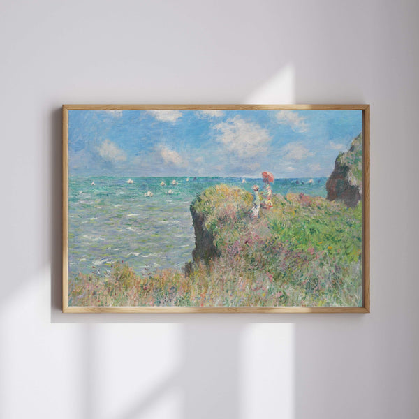 Claude Monet - Pourville’de Falez Yürüyüşü