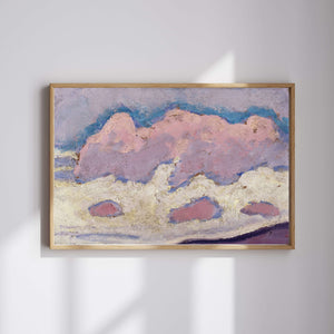 Koloman Moser - Bulut Etüdü Fine Art Baskı