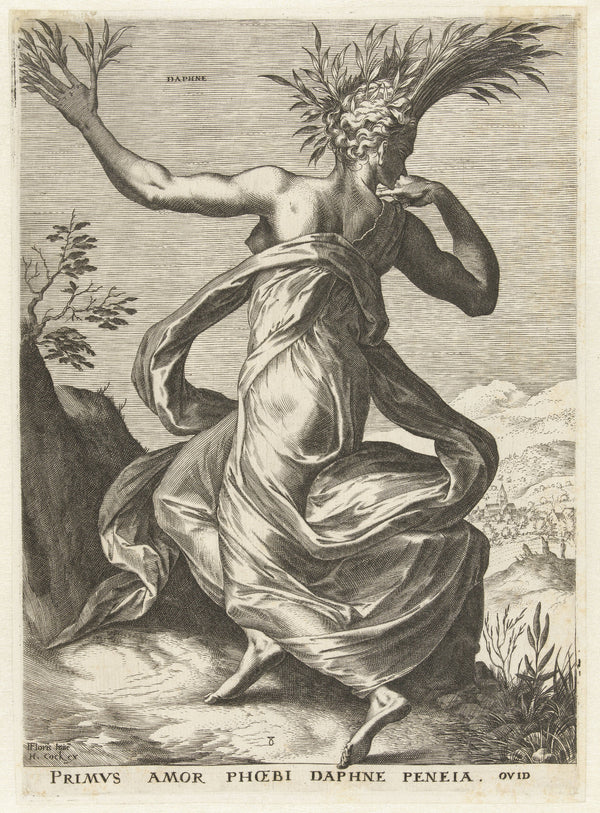 Cornelis Cort - Daphne fine art baskı