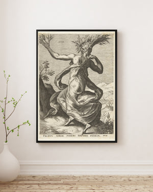 Cornelis Cort - Daphne fine art baskı