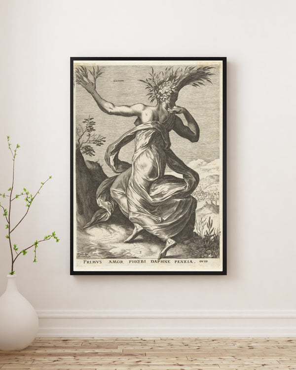 Cornelis Cort - Daphne fine art baskı