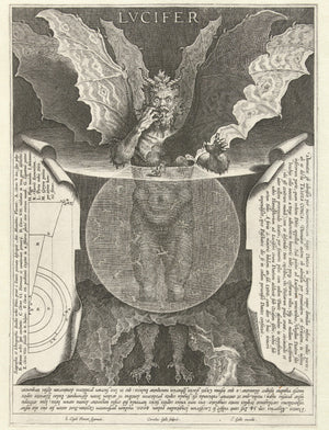 Cornelis Galle - Lucifer fine art baskı