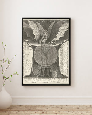 Cornelis Galle - Lucifer fine art baskı