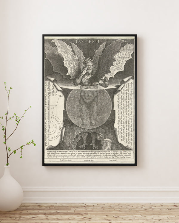 Cornelis Galle - Lucifer fine art baskı