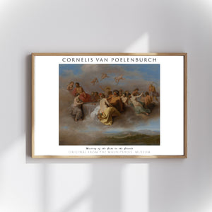 Cornelis van Poelenburch-Peleus ile Thetis’in Düğününde Tanrıların Şöleni poster