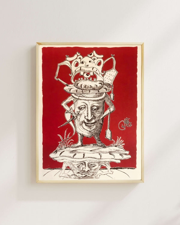 Salvador Dalí - Pastacı Aşçı - Pantagruel fine art baskı