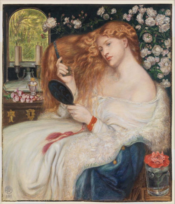 Dante Gabriel Rossetti - Leydi Lilith Fine Art Baskı