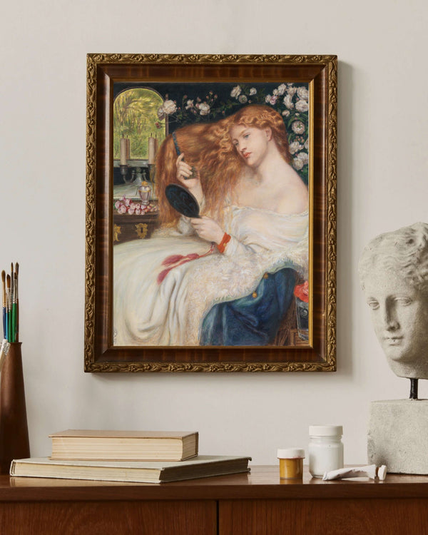 Dante Gabriel Rossetti - Leydi Lilith Fine Art Baskı