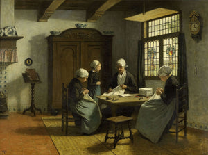 David Adolph Constant Artz - Katwijk Yetimhanesinde Tablo