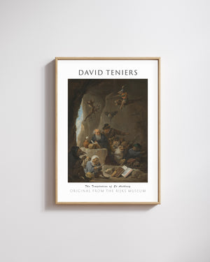 David Teniers-Aziz Antonius’un Baştan Çıkartılması poster