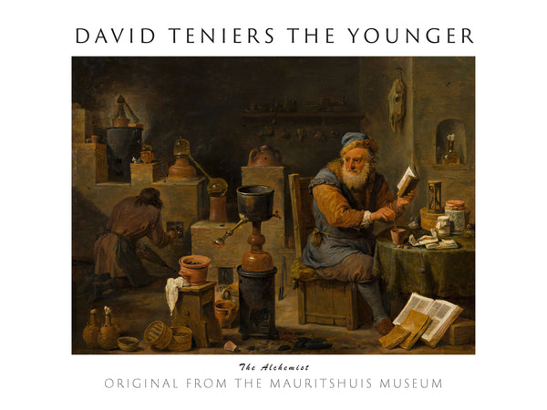 David Teniers the Younger-Simyacı fineart baskı