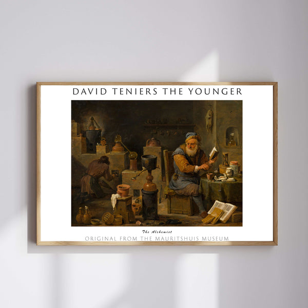 David Teniers the Younger-Simyacı poster