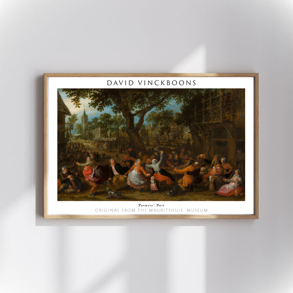 David Vinckboons-Köylü Panayırı poster