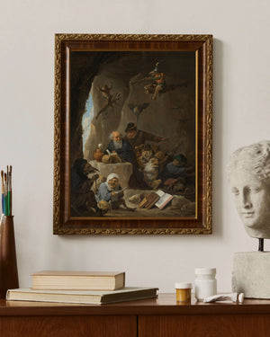 David Teniers - Aziz Antonius’un Baştan Çıkartılması Fine Art Baskı