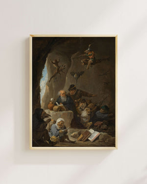 David Teniers - Aziz Antonius’un Baştan Çıkartılması Fine Art Baskı