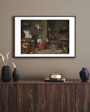 David Teniers the Younger - Mutfak İç Mekânı