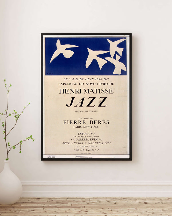 Henri Matisse - Jazz Sergisi Afişi Fine Art Baskı