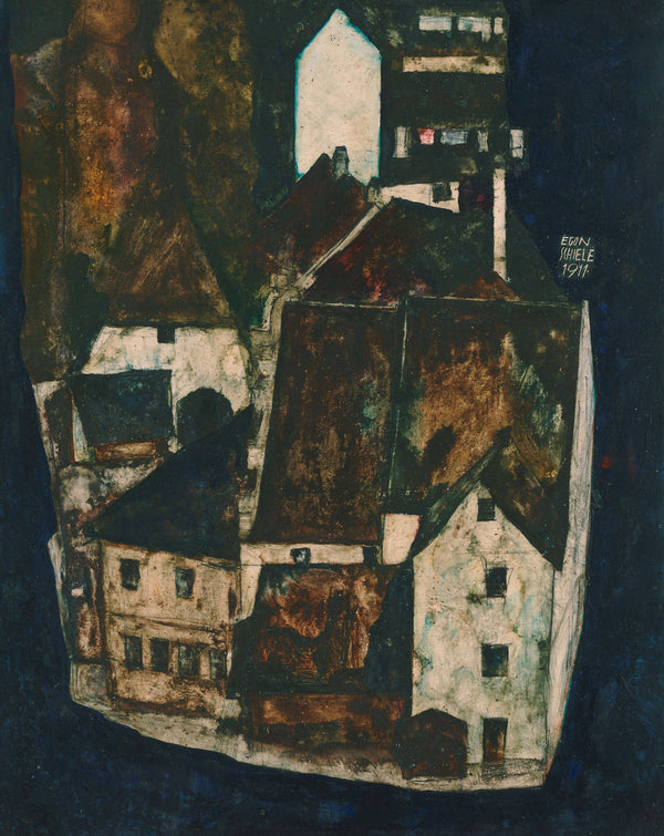 Egon Schiele - Dead City III