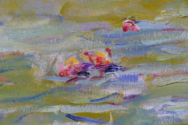 Claude Monet - Nilüfer Göleti Detayı