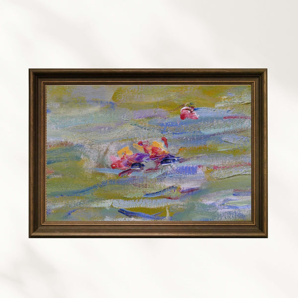 Claude Monet - Nilüfer Göleti Detayı