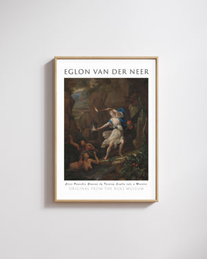 Eglon van der Neer-Kirke, Glaukos’u Cezalandırarak Skylla’yı Canavara Dönüştürüyor poster