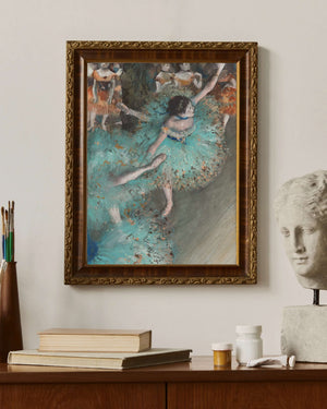 Edgar Degas - Salınan Dansçı - Yeşilli Dansçı Fine Art Baskı