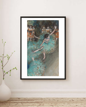 Edgar Degas - Salınan Dansçı - Yeşilli Dansçı Fine Art Baskı