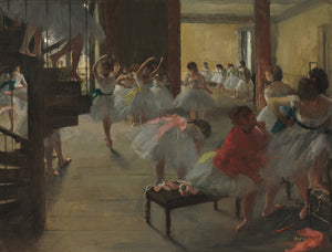 Edgar Degas - Dans Dersi Tablo